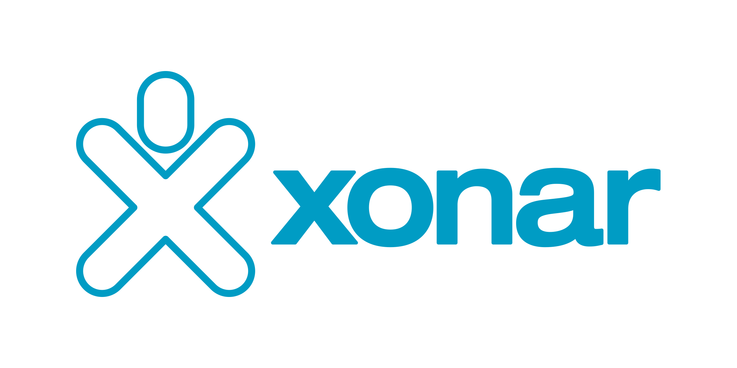 XONAR logo wit